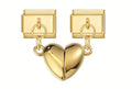 Split Heart Charm