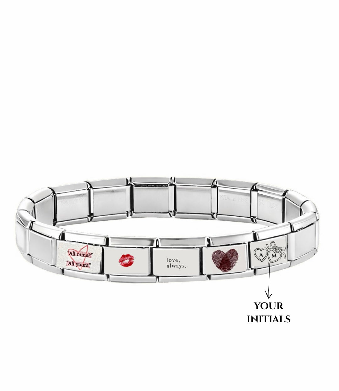 Love, Always Bracelet — Ready-Made(5 charms)