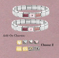 Matching Besties Photo Bracelet Set~ Includes (3 photo charms)+ (2 decorative charms) on each bracelet