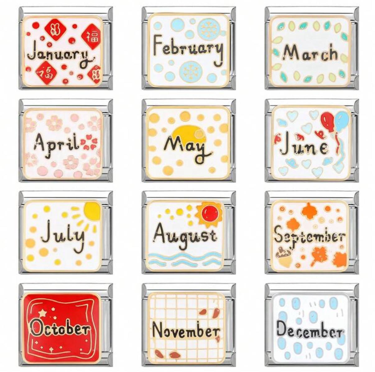 Months Charms